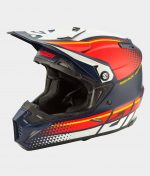 Answer Racing AR5 Blå/Röd/Vit Crosshjälm