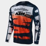 Troy Lee Designs - GP Brushed Team Crosströja, Marinblå-Orange