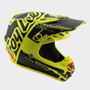 Crosshjälm - Troy Lee Designs Barn SE4 Polyacrylite Factory Yellow