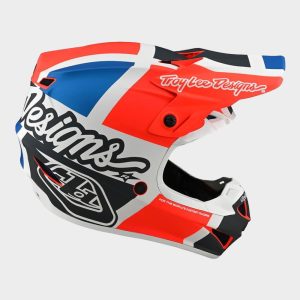 Crosshjälm - Troy Lee Designs SE4 Barn MIPS Polyacrylite Quattro Orange