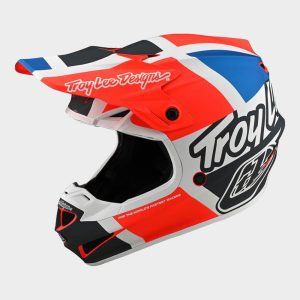 Crosshjälm - Troy Lee Designs SE4 Barn MIPS Polyacrylite Quattro Orange