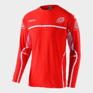 Crosströja- Troy Lee Designs SE Ultra Lines Röd/Vit